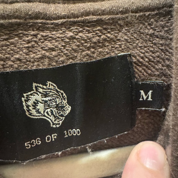 Darc Sport Brown Oversized Graphic Hoodie - Picture 4 of 8